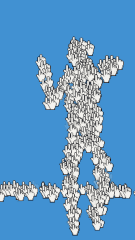 Iconic Fill: “Hand” sprite